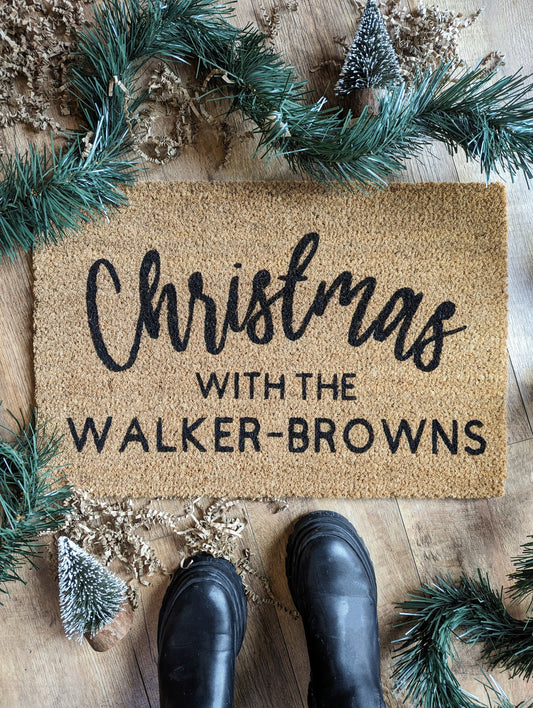 Christmas Personalised Doormat