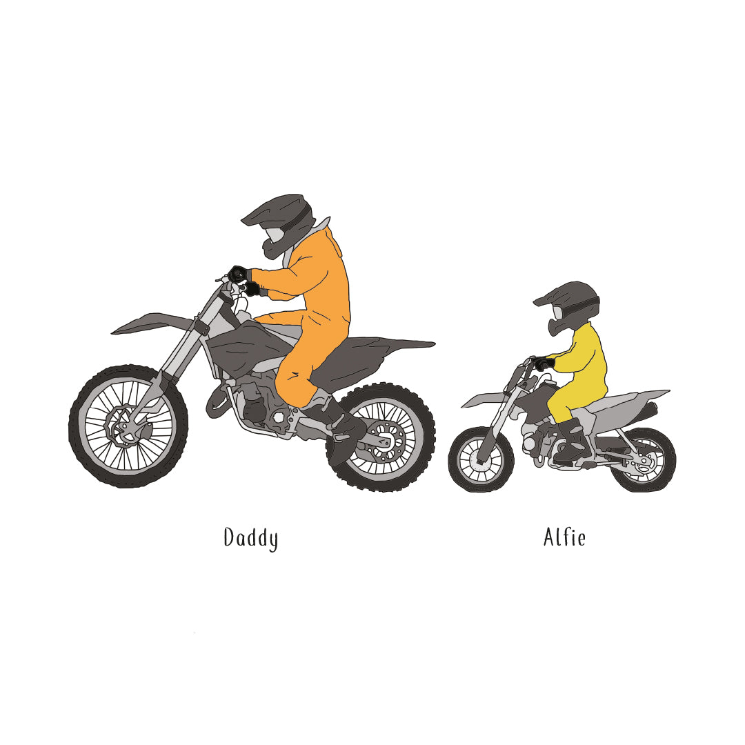 Motocross Custom Print