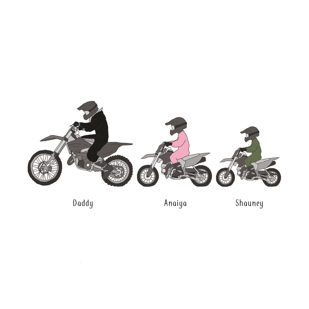 Motocross Custom Print