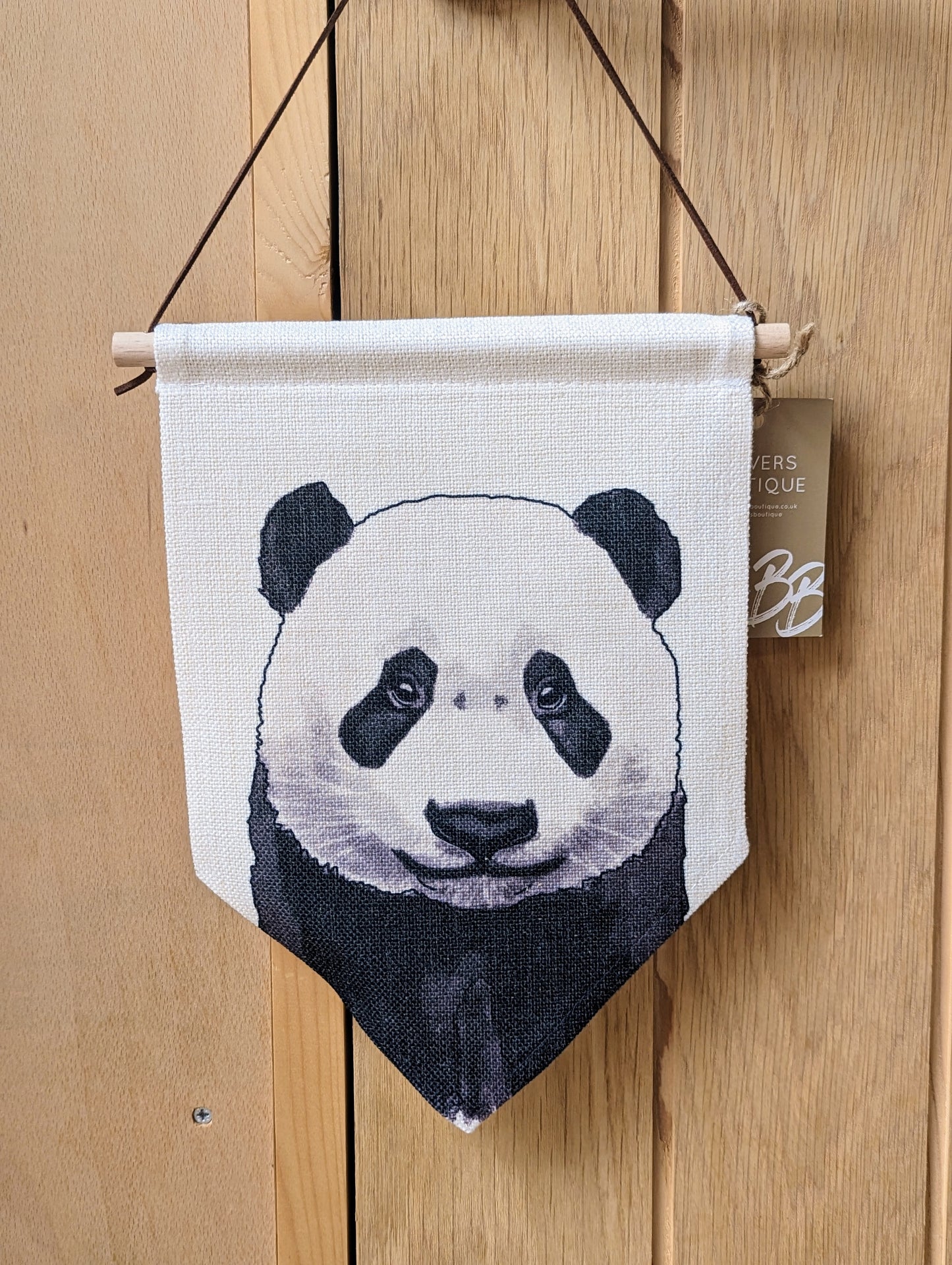 Baby Animal Linen Flag