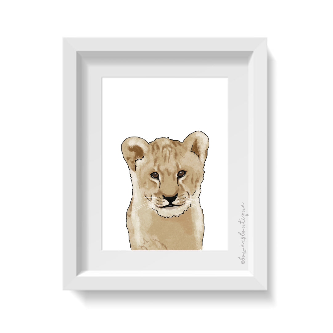 Baby Animal Illustration Prints