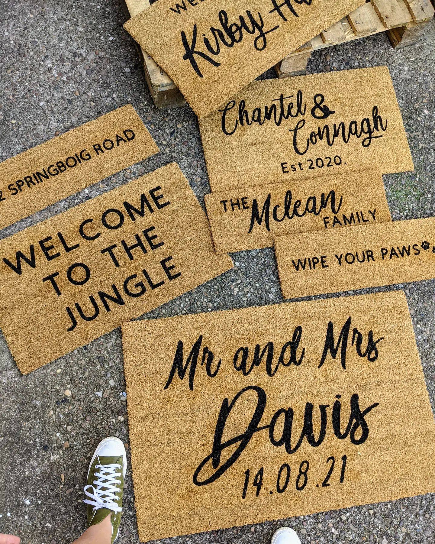 Personalised Painted Doormats