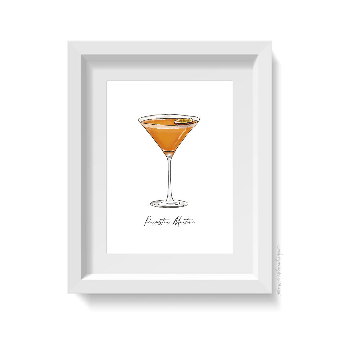 Pornstar Martini Print