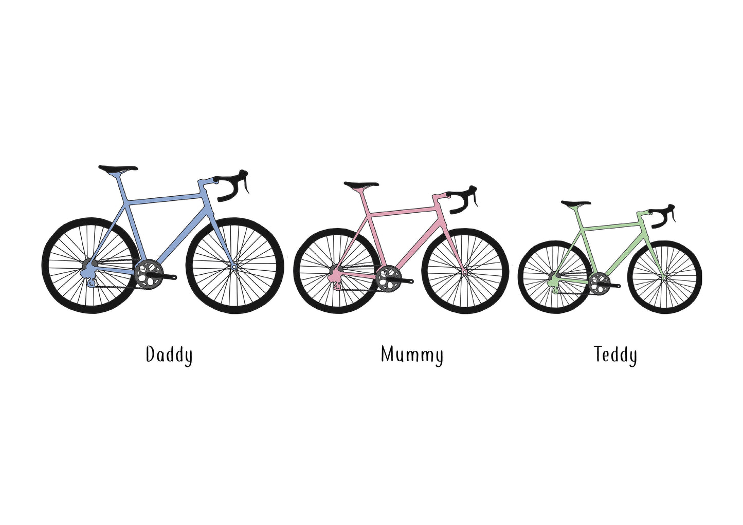 Bike Cyclist Custom Print