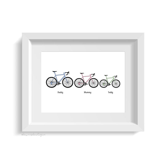 Bike Cyclist Custom Print