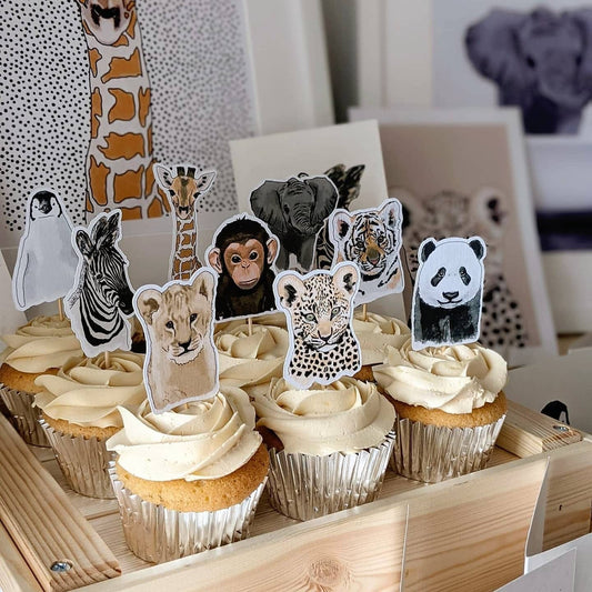 Baby Animal Cupcake Toppers