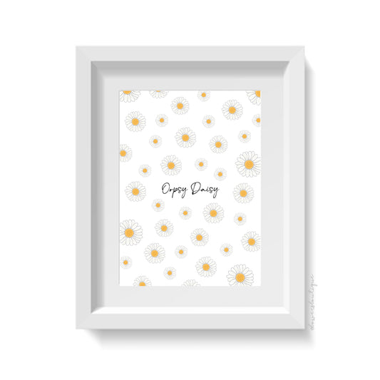 Oopsy Daisy Print