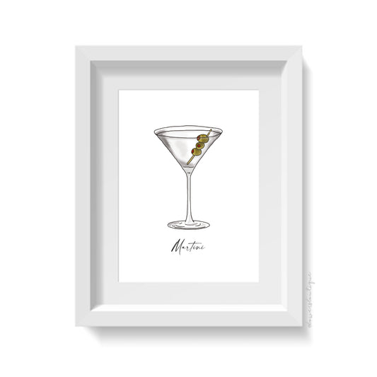 Vodka Martini Print