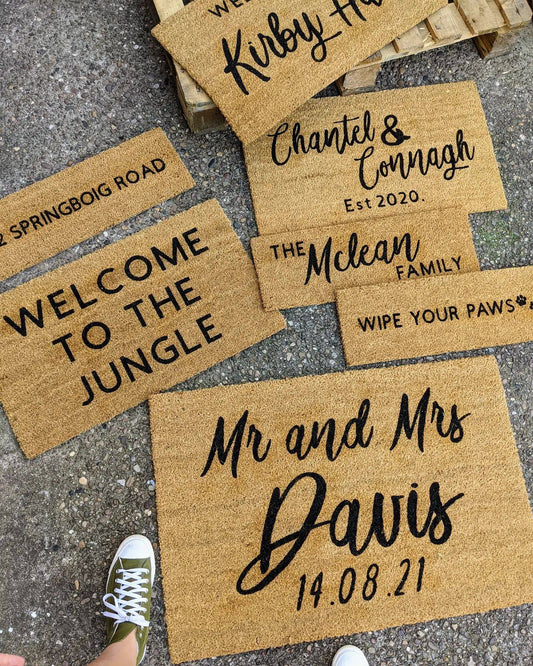 Personalised Painted Doormats